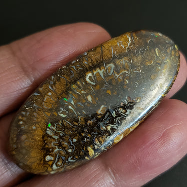 Natural Boulder Opal Cabochon. Size- approx. 50x24mm